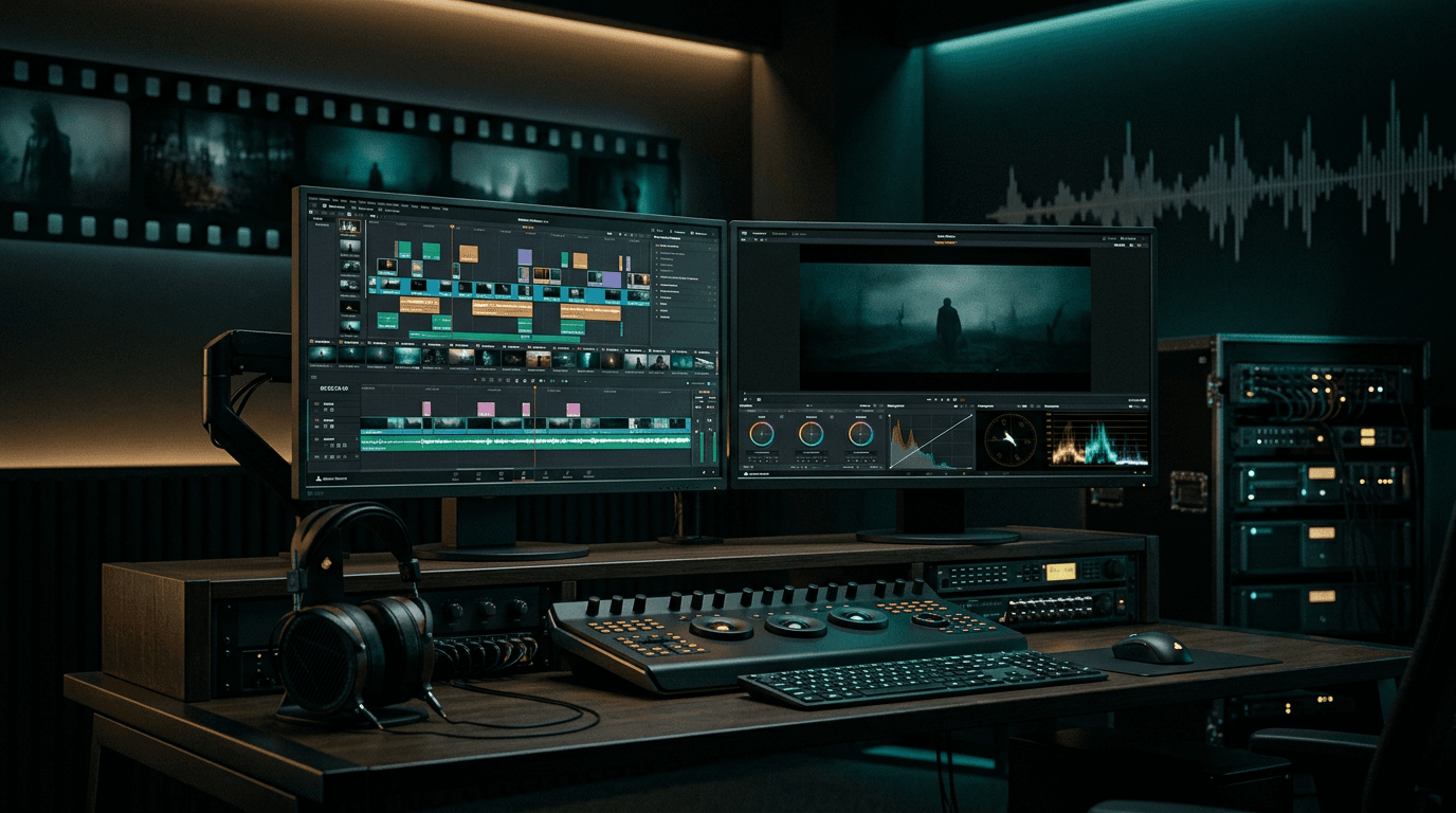 Suite di post-produzione: timeline, editing e mastering